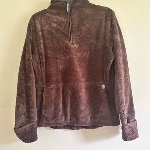 The North Face Osito Fleece Jacket Pullover L Brown